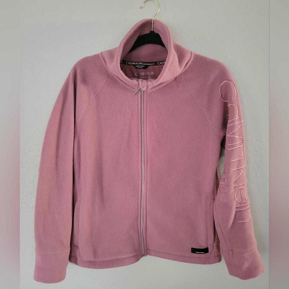 Calvin Klein Light Pink Fleece Jacket